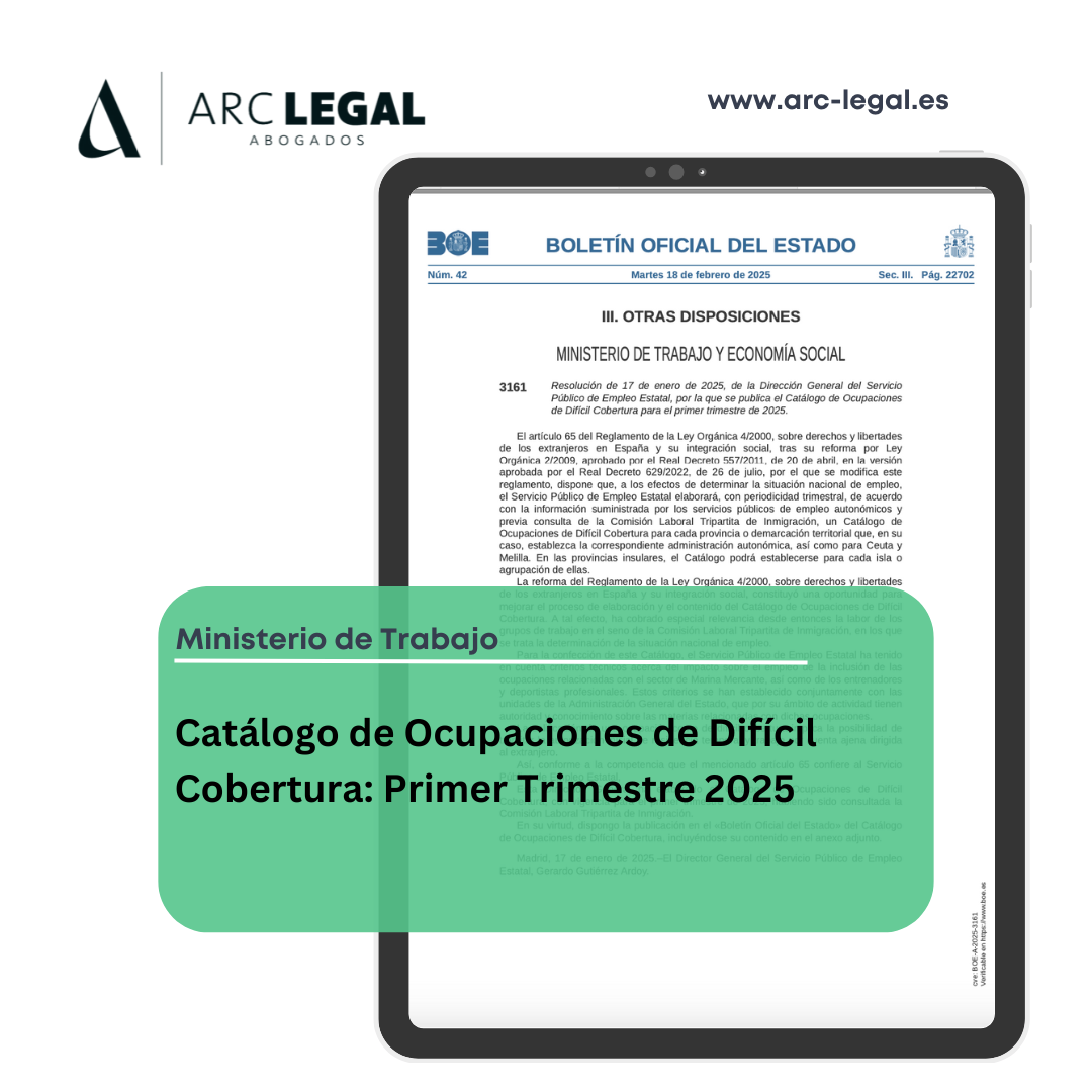 Catálogo de Ocupaciones de Difícil Cobertura: Primer Trimestre 2025