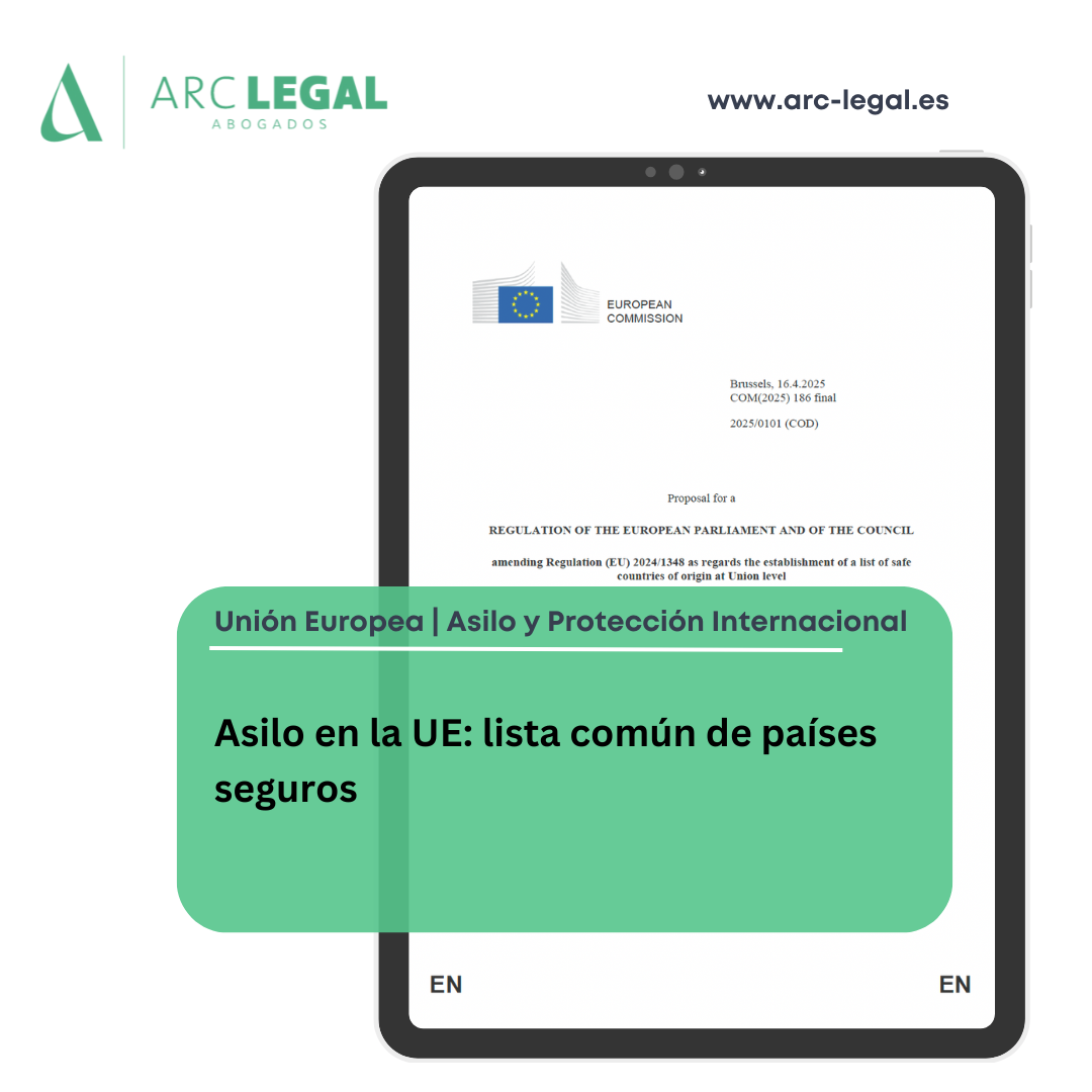 Asilo en la UE: aceleración y lista común de países seguros