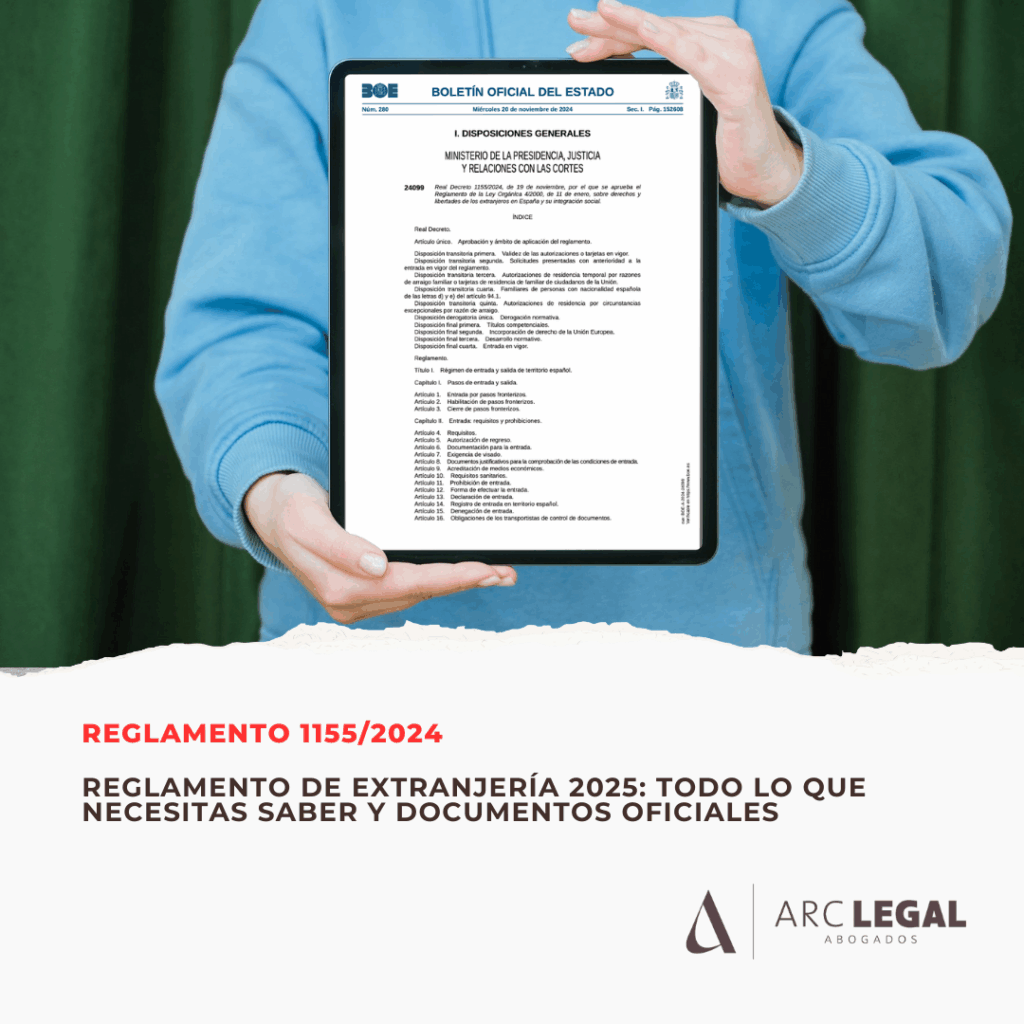 Nuevo Reglamento de Extranjería - Instrucciones