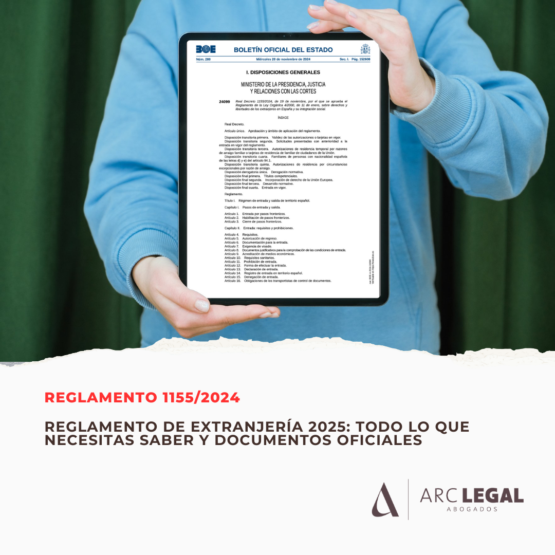 Nuevo Reglamento de Extranjería - Instrucciones