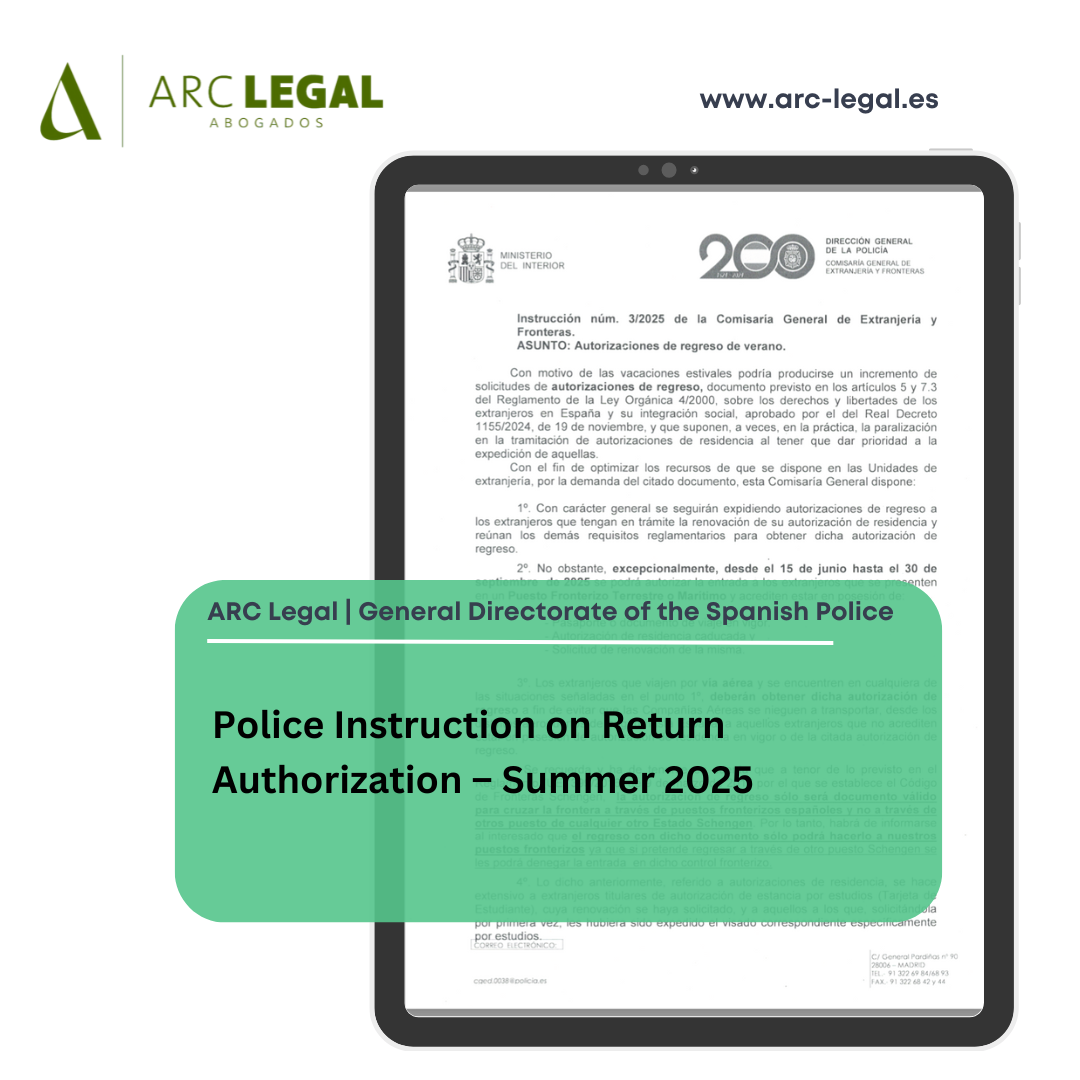 Police Instruction on Return Authorization – Summer 2025