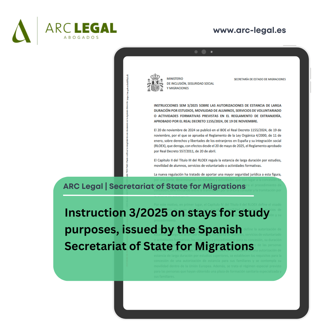 Instruction 3/2025 clarifies the new rules on long-term study stays and student mobility in Spain