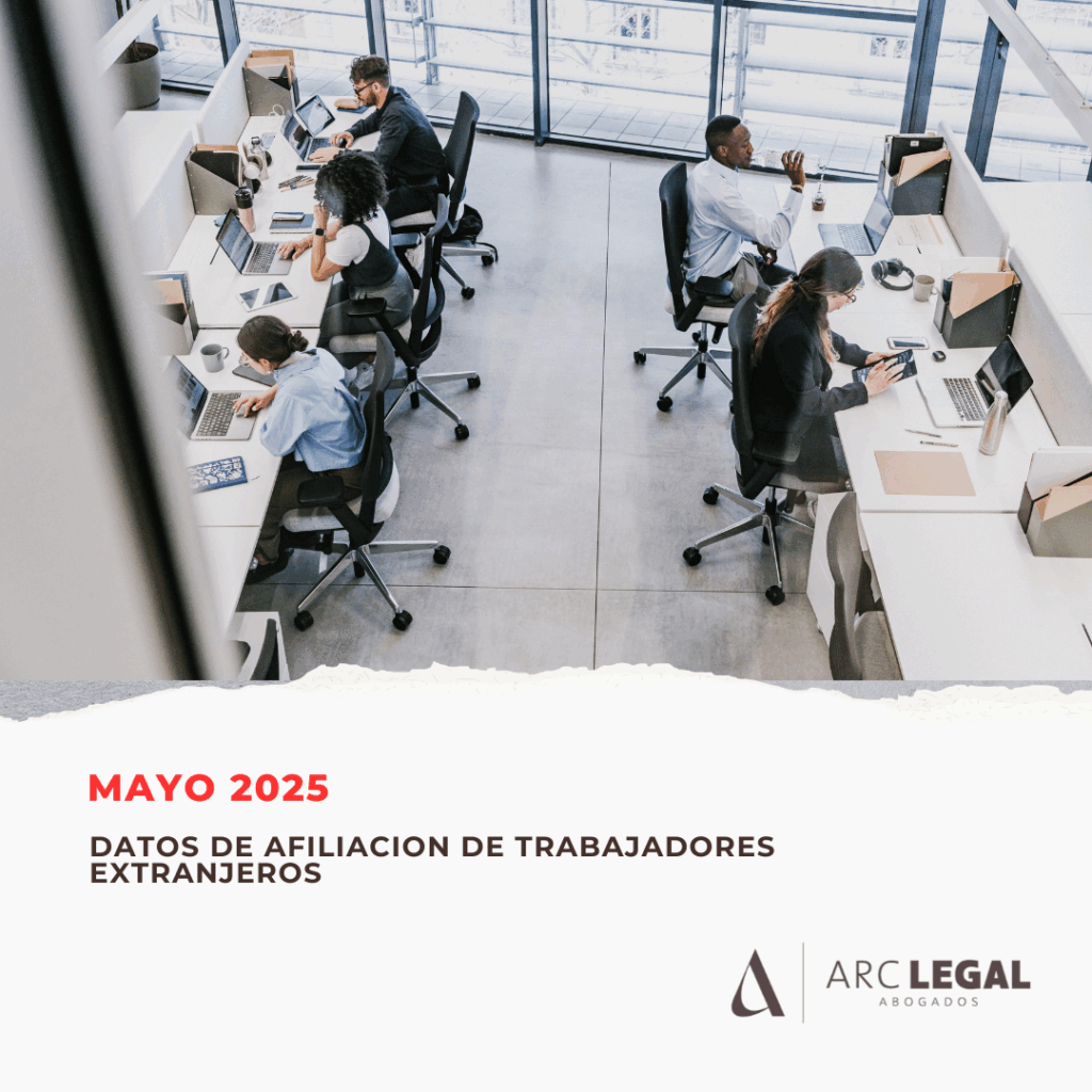 Afiliácion extranjeros España mayo 2025
