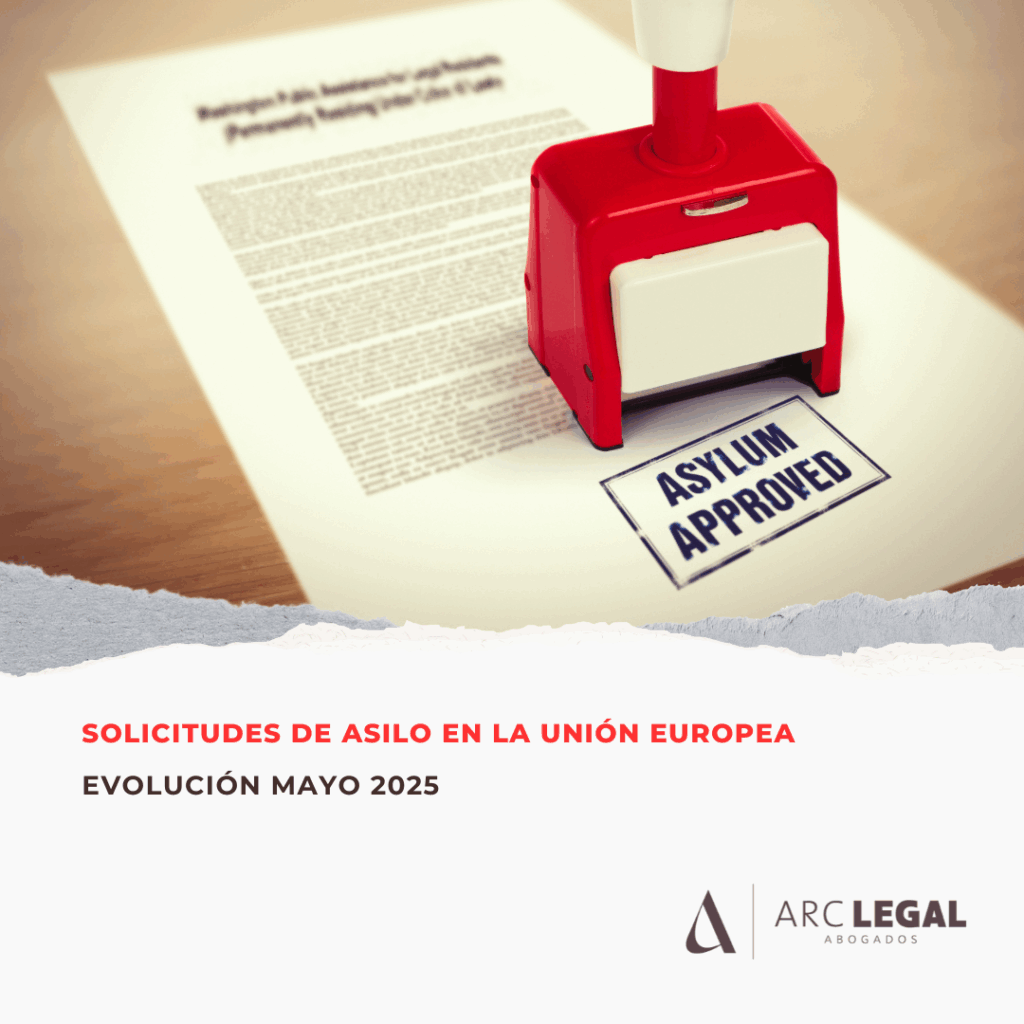 Solicitudes de asilo Unión Europea Mayo 2025