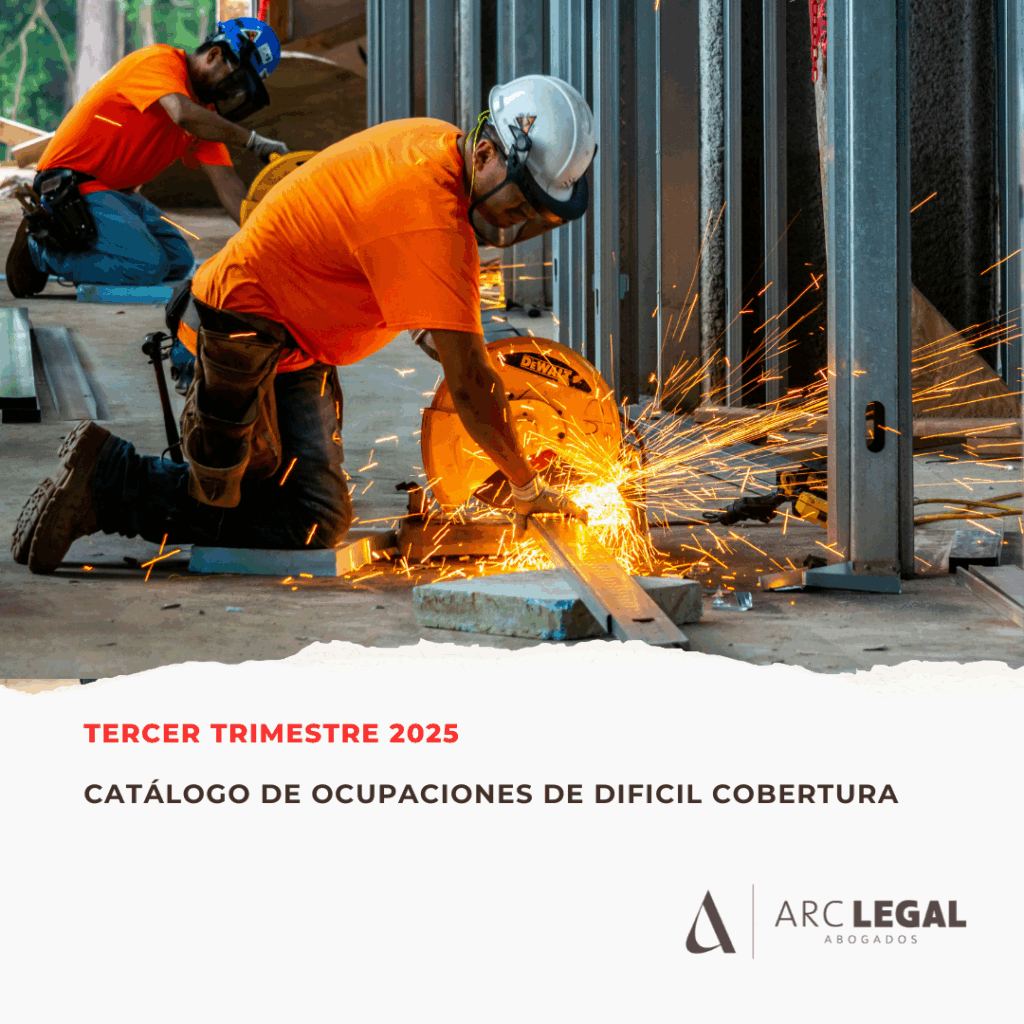 Catálogo de Ocupaciones de Difícil Cobertura tercer trimestre 2025