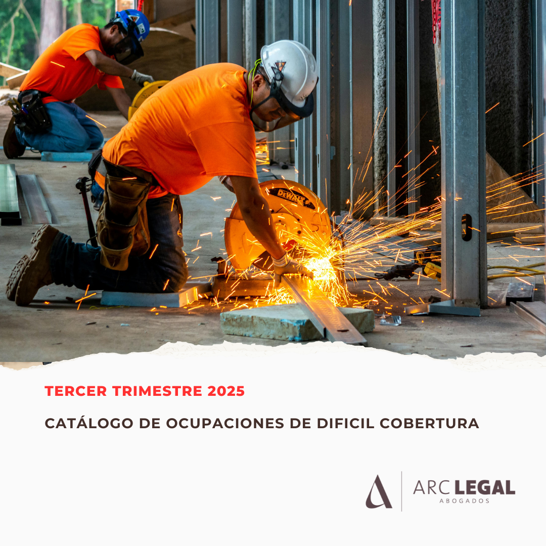 Catálogo de Ocupaciones de Difícil Cobertura tercer trimestre 2025