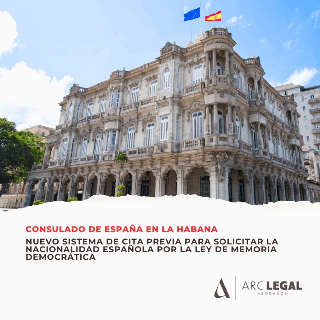 El Consulado de La Habana activa un nuevo sistema de cita previa para solicitar la nacionalidad española por la Ley de Memoria Democrática