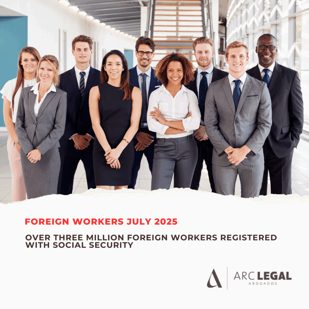 Over three million foreign workers registered with Social Security