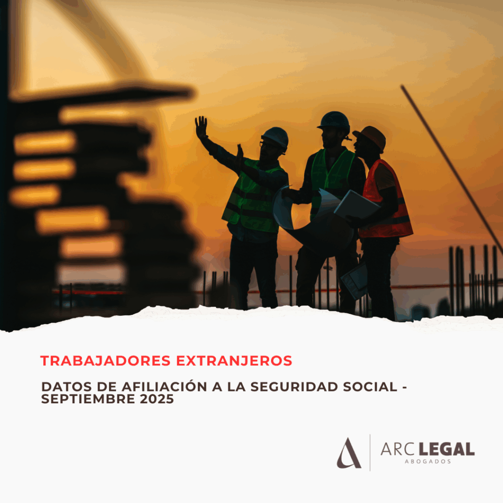 Afiliación de trabajadores extranjeros a la Seguridad Social septiembre 2025