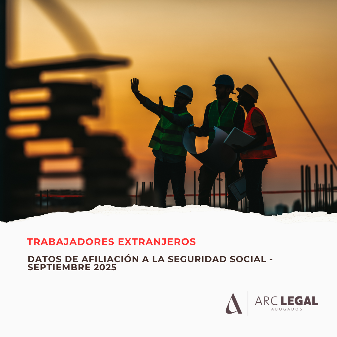 Afiliación de trabajadores extranjeros a la Seguridad Social septiembre 2025