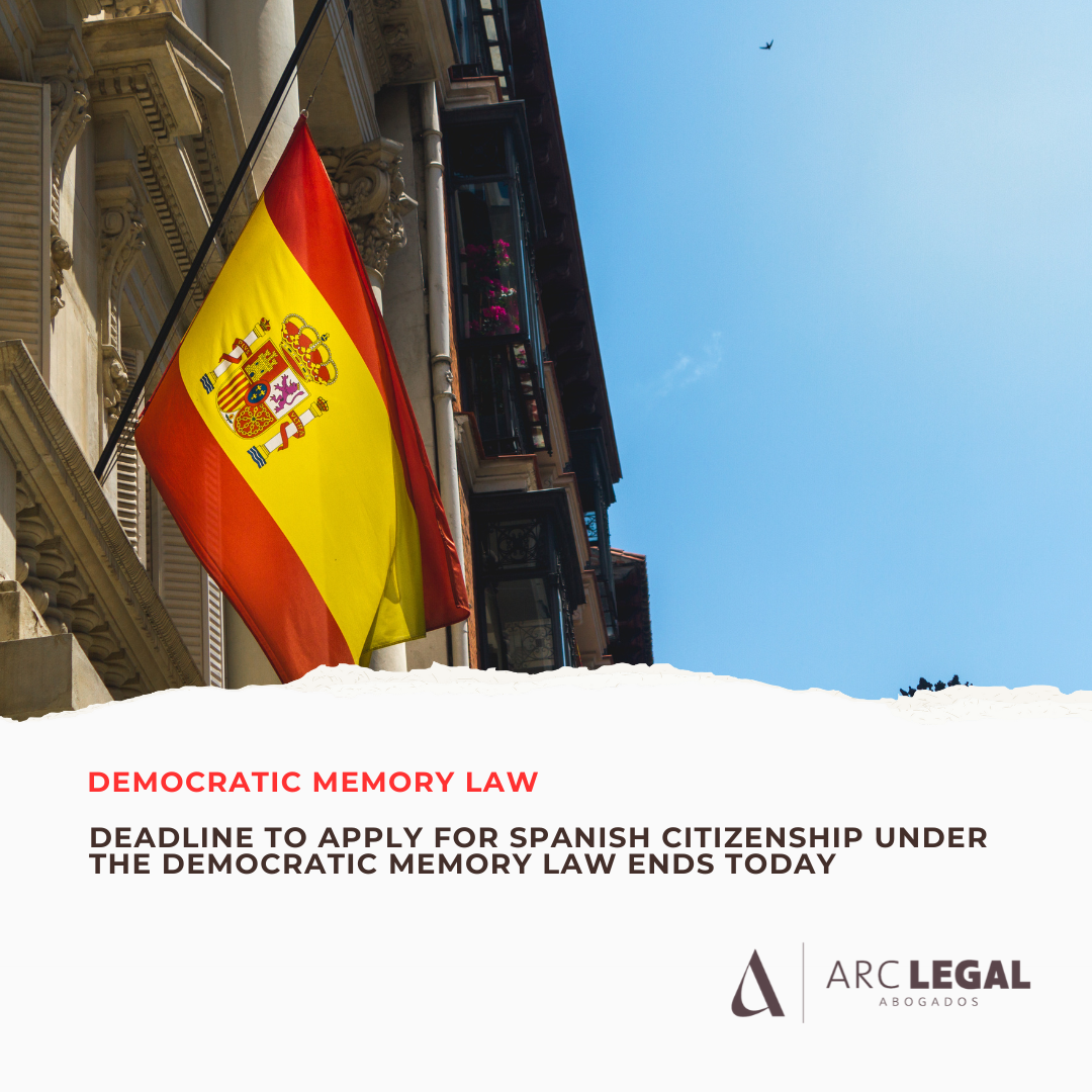 Deadline to Apply for Spanish Citizenship under the Democratic Memory Law Ends Today
