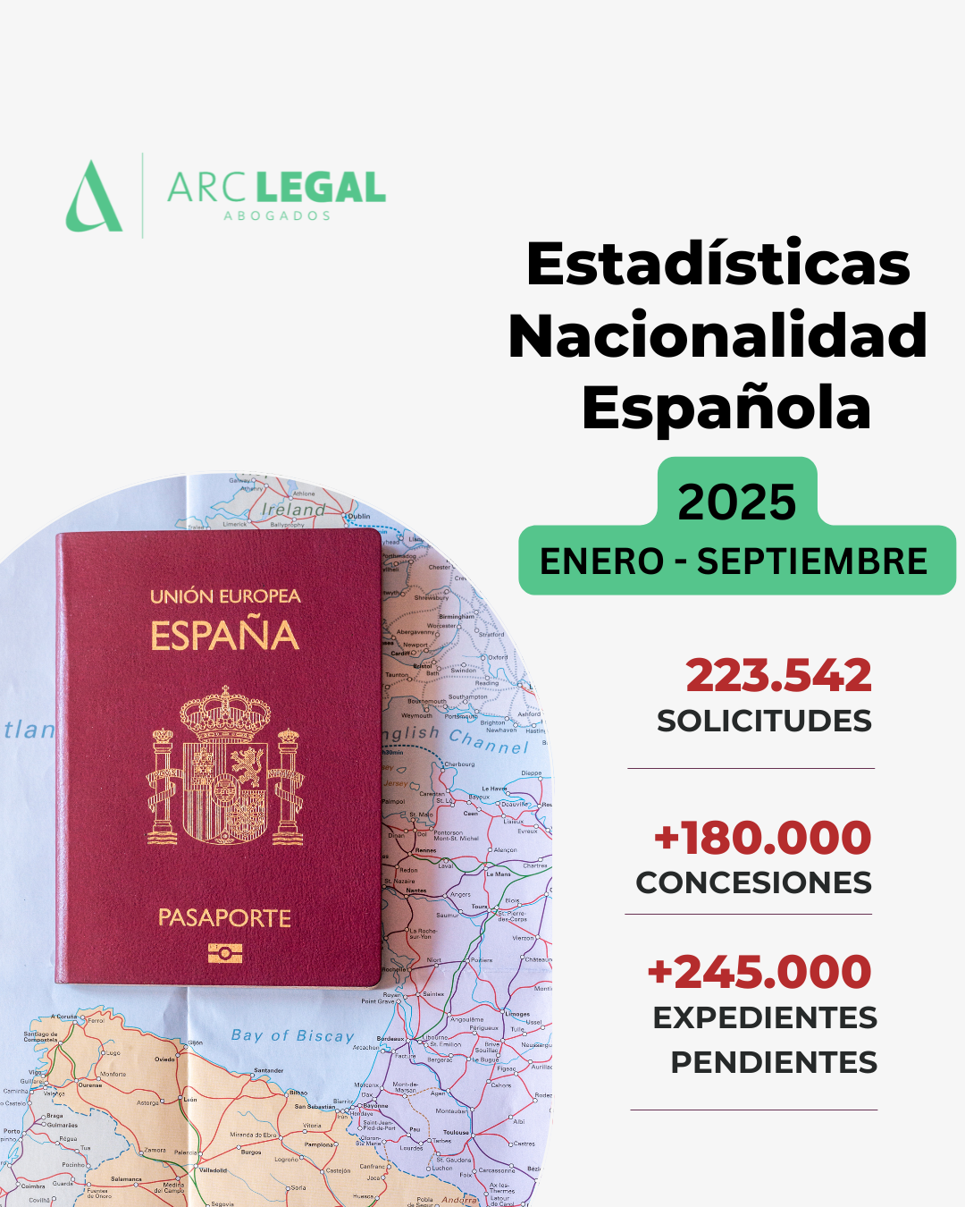Nacionalidad española: más de 223.000 nuevas solicitudes en los primeros nueve meses de 2025