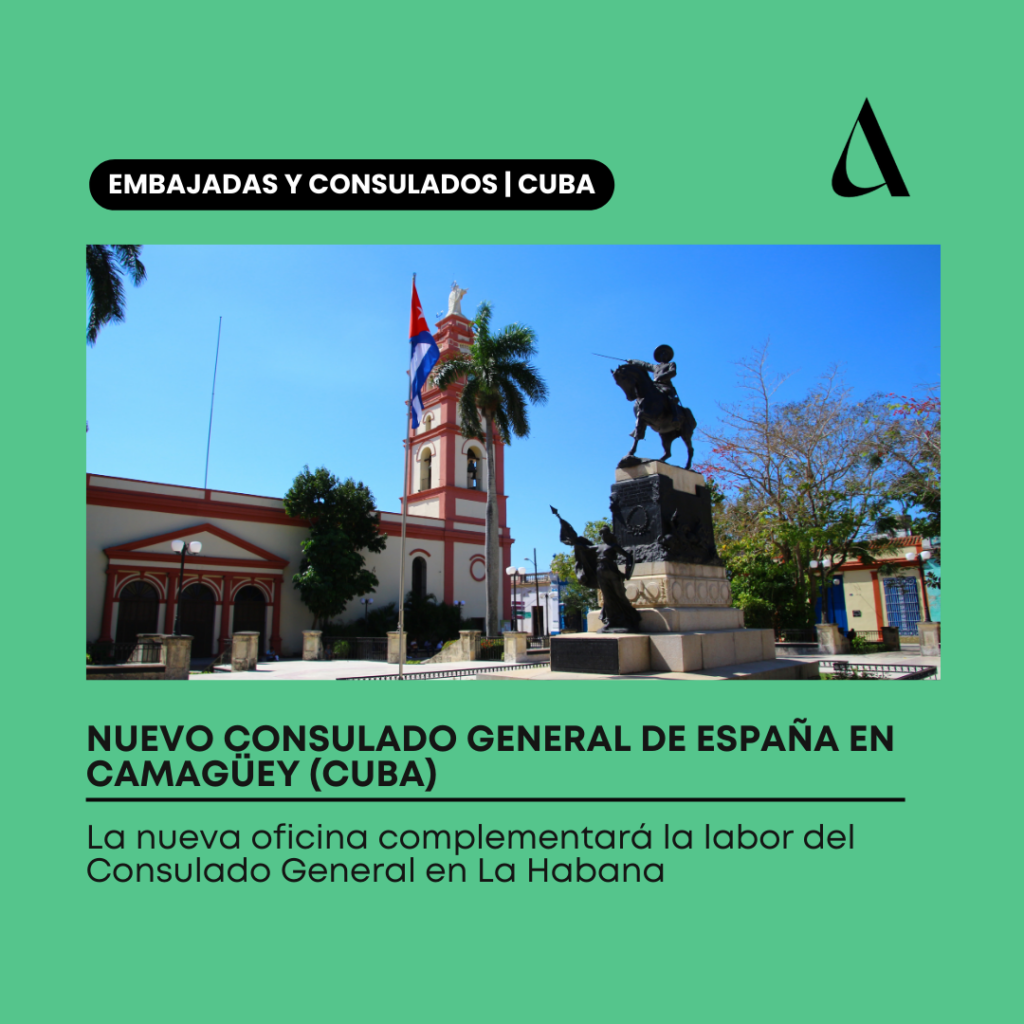 Camagüey, nueva sede consular de España en Cuba