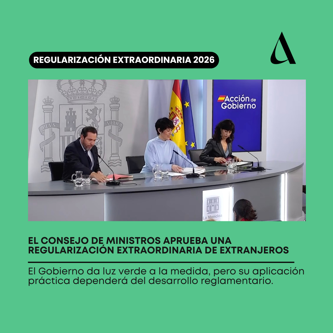 El Consejo de Ministros aprueba una regularización extraordinaria de extranjeros 2026