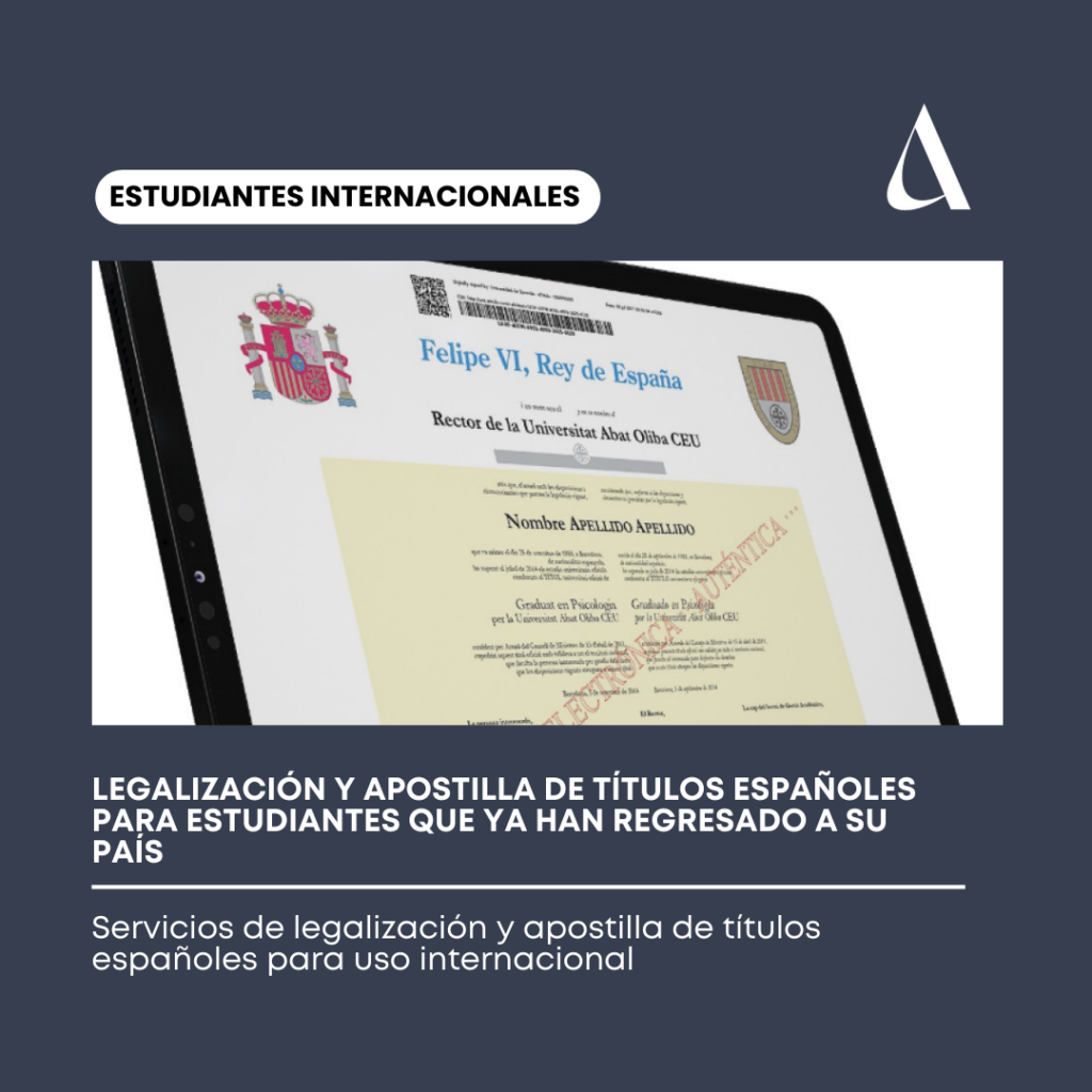 Cómo legalizar o apostillar un diploma español si ya no resides en España