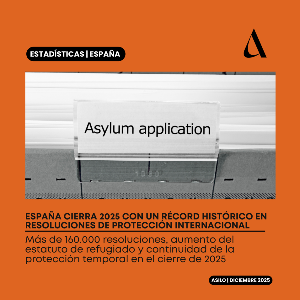 Más de 160.000 resoluciones, aumento del estatuto de refugiado y continuidad de la protección temporal en el cierre de 2025
