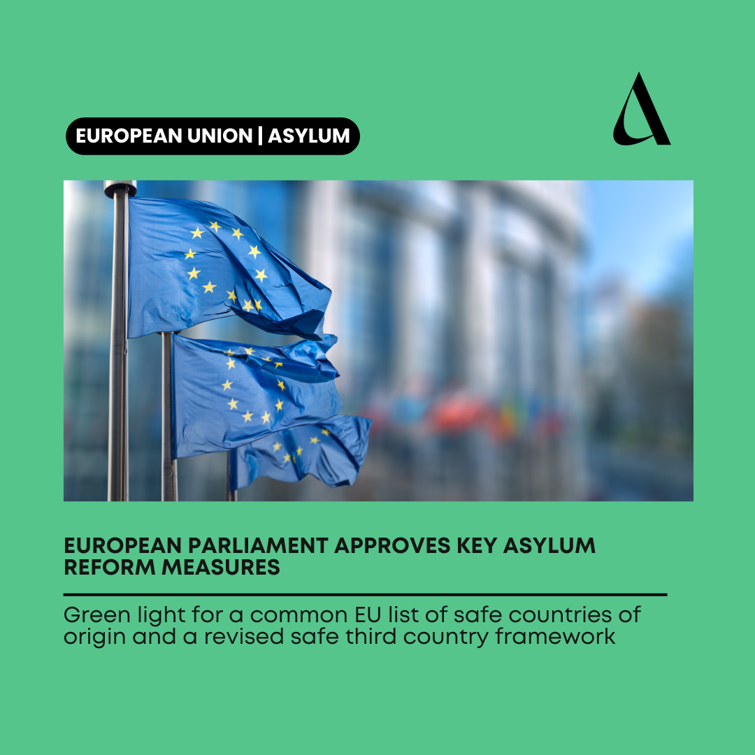 Green light for a common EU list of safe countries of origin and a revised safe third country framework