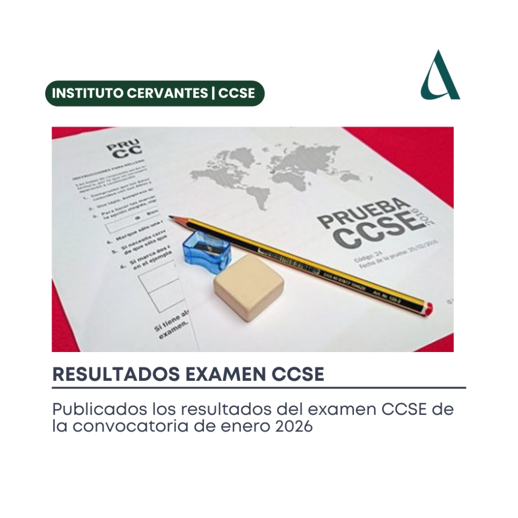 CCSE - Convocatoria de enero 2026: publicación de los resultados