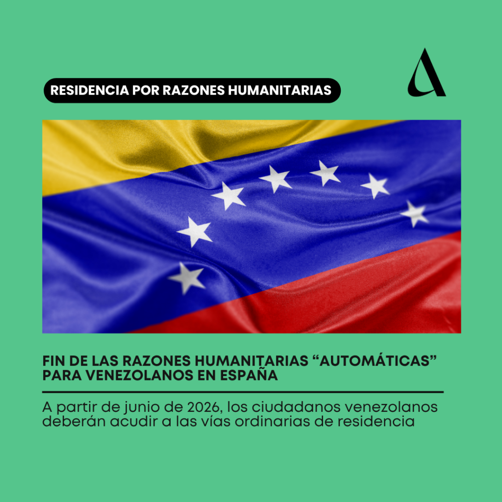Adiós a la autorización de residencia por razones humanitarias para venezolanos: nuevo escenario migratorio en España