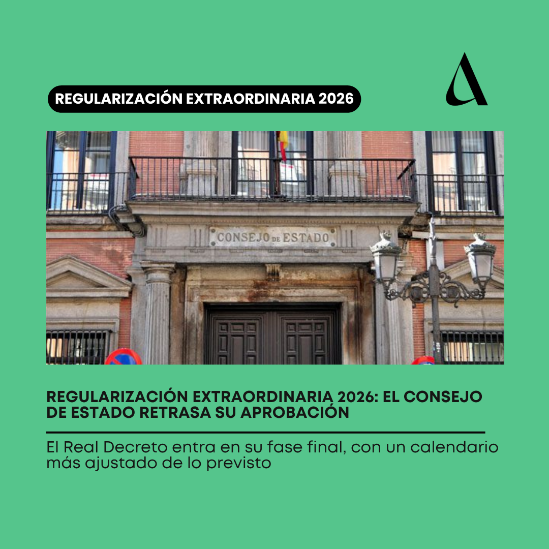 Regularización extraordinaria 2026: el Consejo de Estado retrasa su aprobación