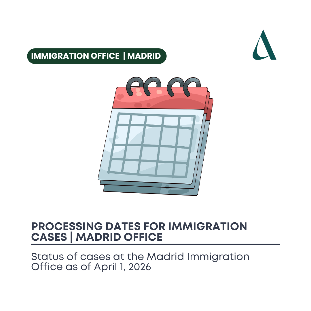 How long does it take? Immigration cases processing times in Madrid – April 2026