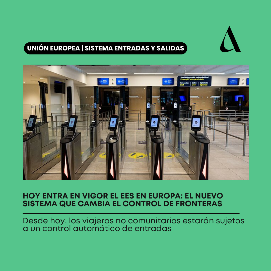 Desde hoy, los viajeros no comunitarios estarán sujetos a un control automático de entradas