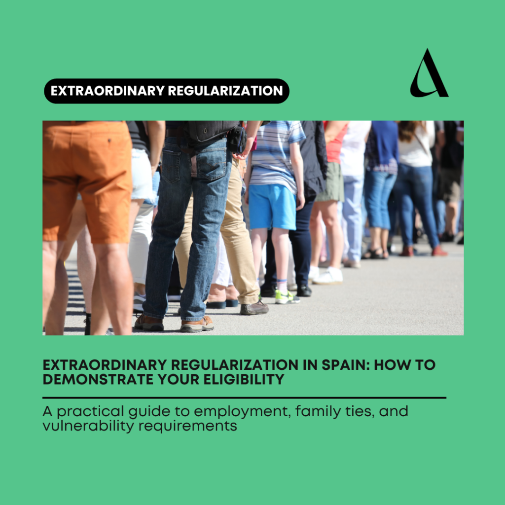 Extraordinary Regularization in Spain: How to Demonstrate Your Eligibility