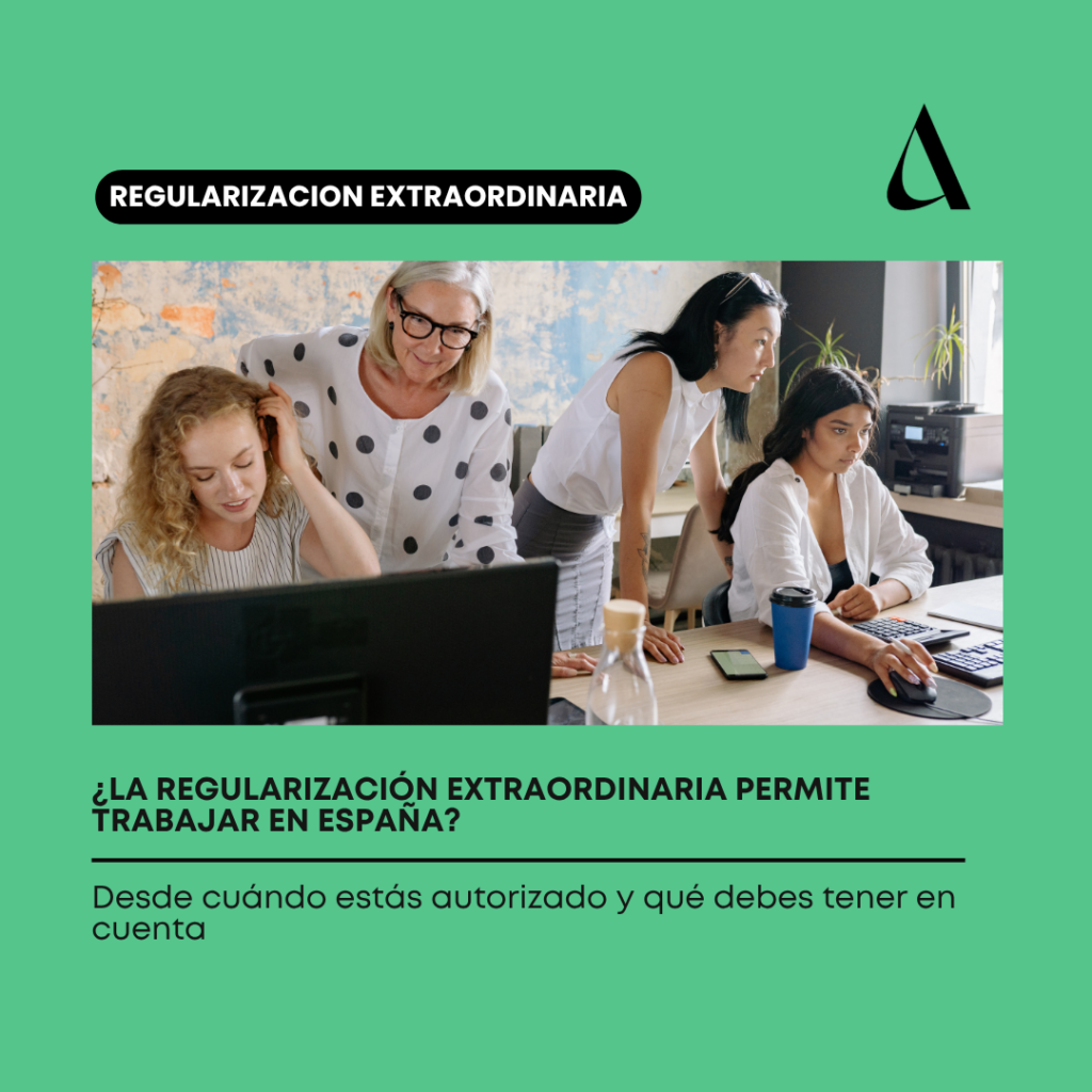 ¿La regularización extraordinaria permite trabajar en España?