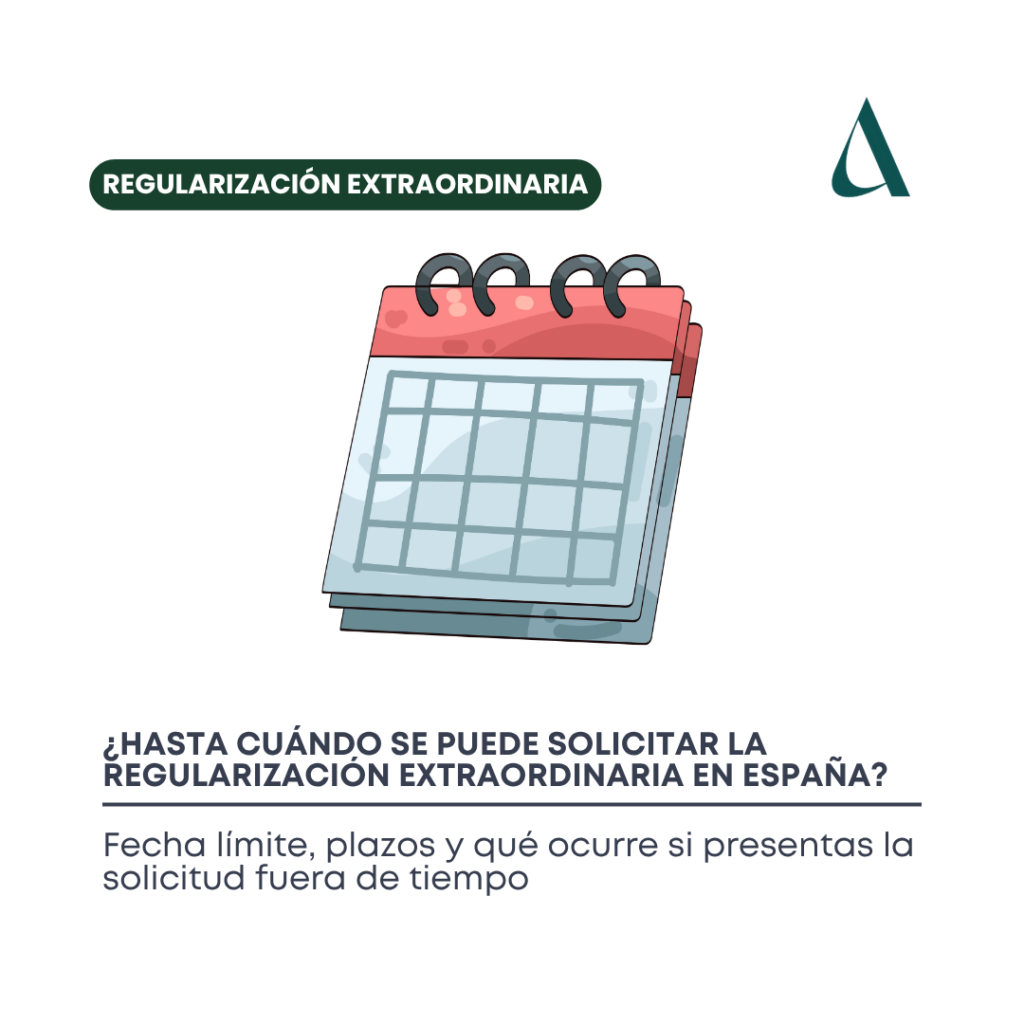 ¿Hasta cuándo se puede solicitar la regularización extraordinaria en España?