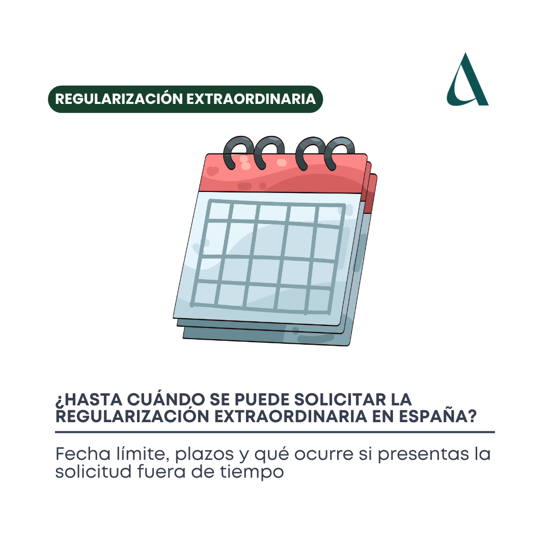 ¿Hasta cuándo se puede solicitar la regularización extraordinaria en España?