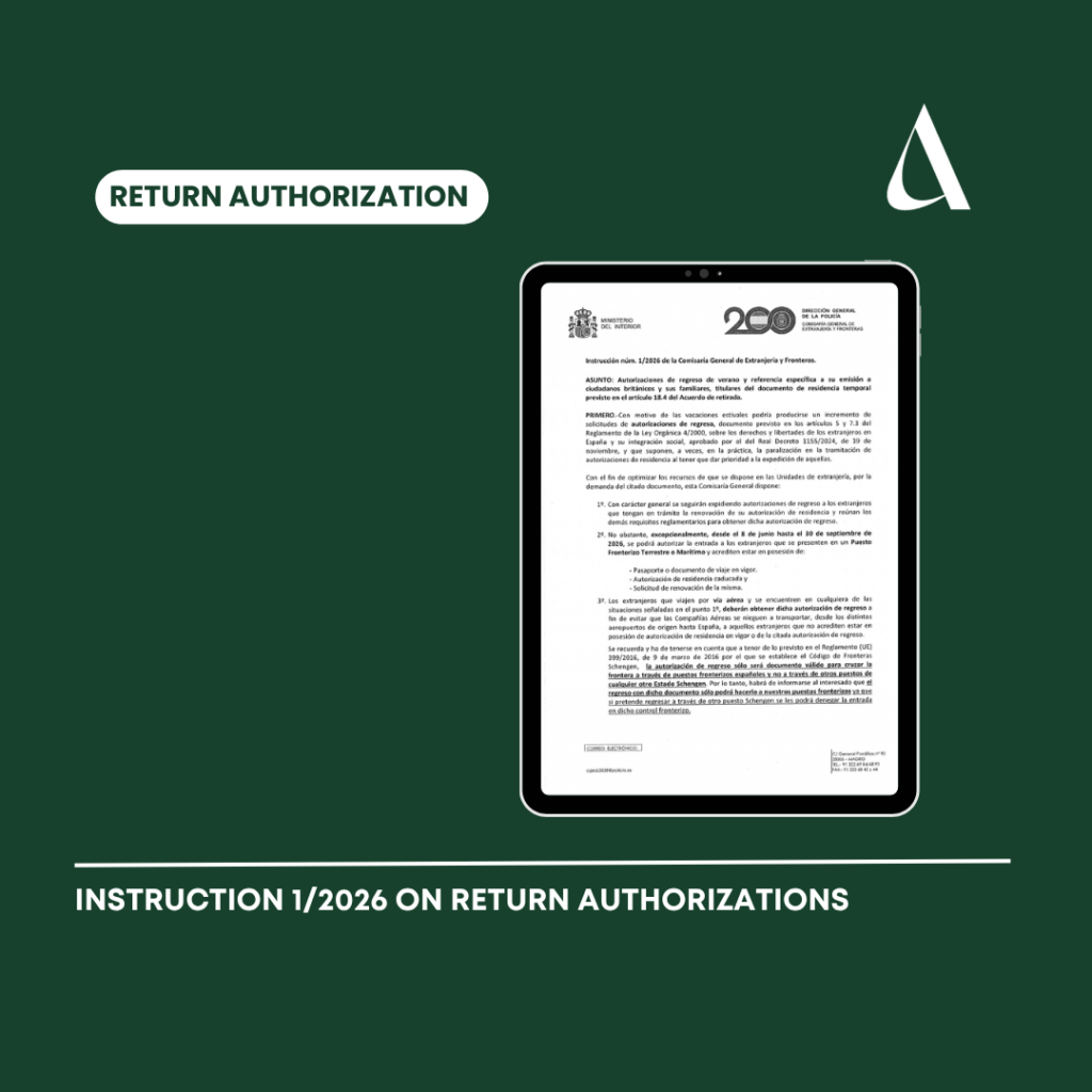 Instruction 1/2026 on Return Authorizations