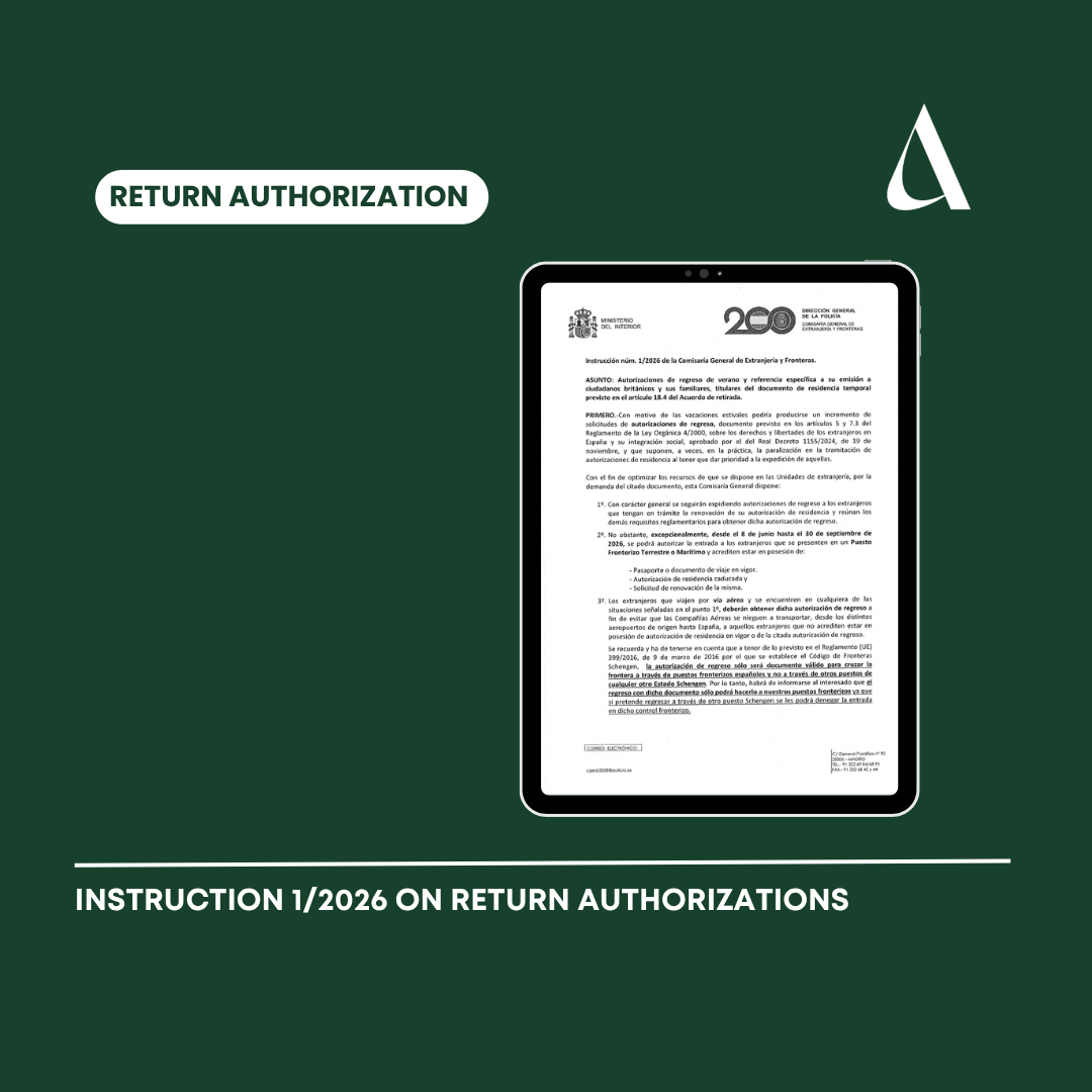 Instruction 1/2026 on Return Authorizations
