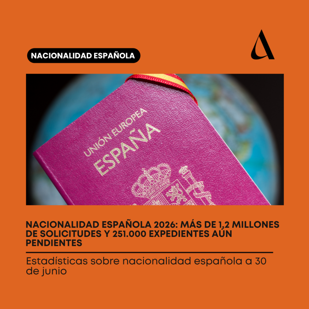 Nacionalidad española 2026: más de 1,2 millones de solicitudes y 251.000 expedientes aún pendientes