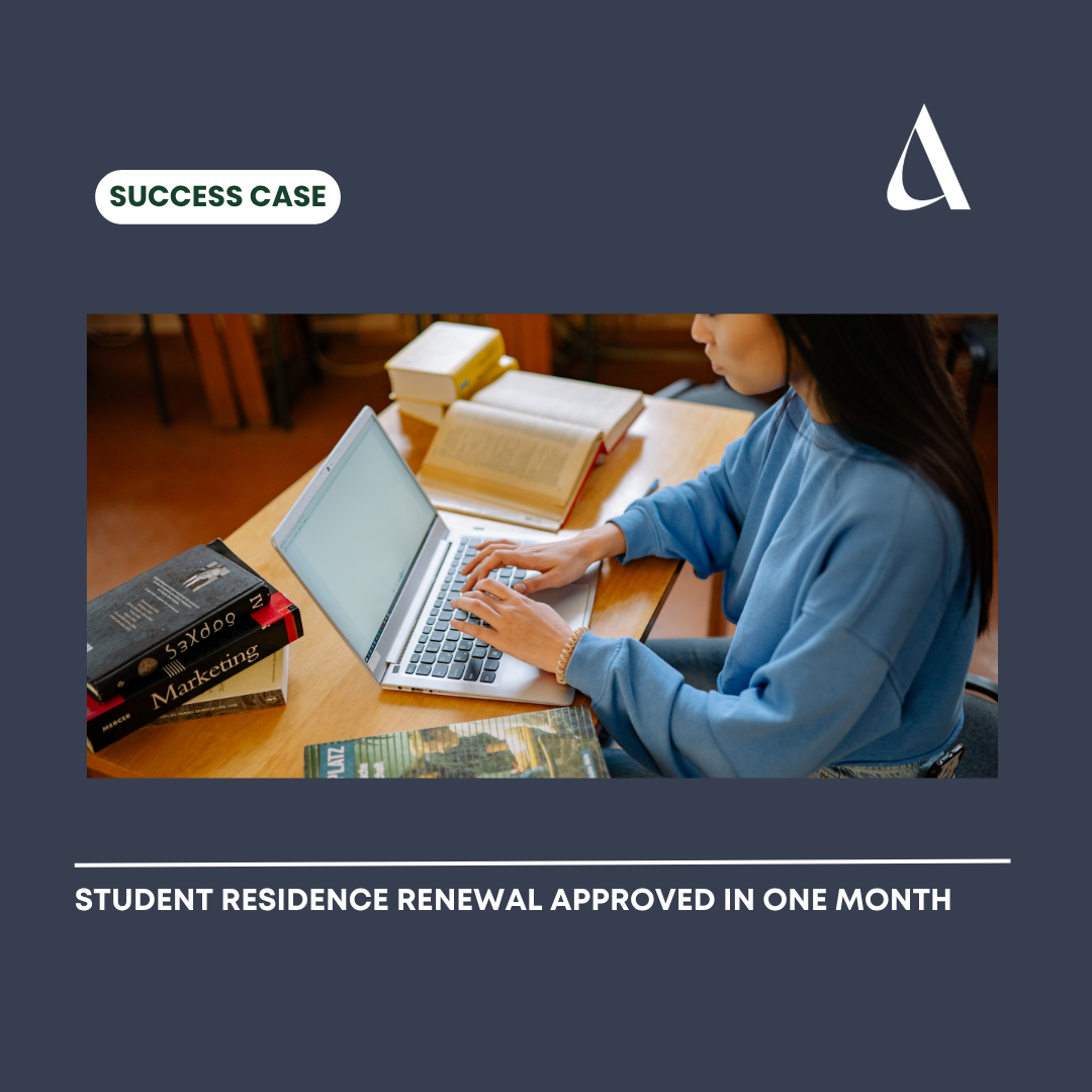 Student Residence Renewal Approved in One Month