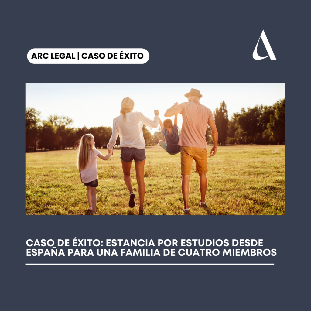 Caso de éxito: estancia por estudios desde España para una familia de cuatro miembros