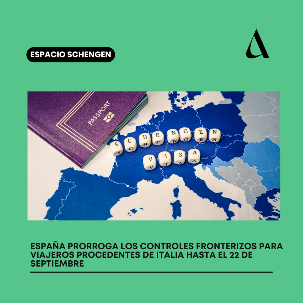 España prorroga los controles fronterizos para viajeros procedentes de Italia hasta el 22 de septiembre