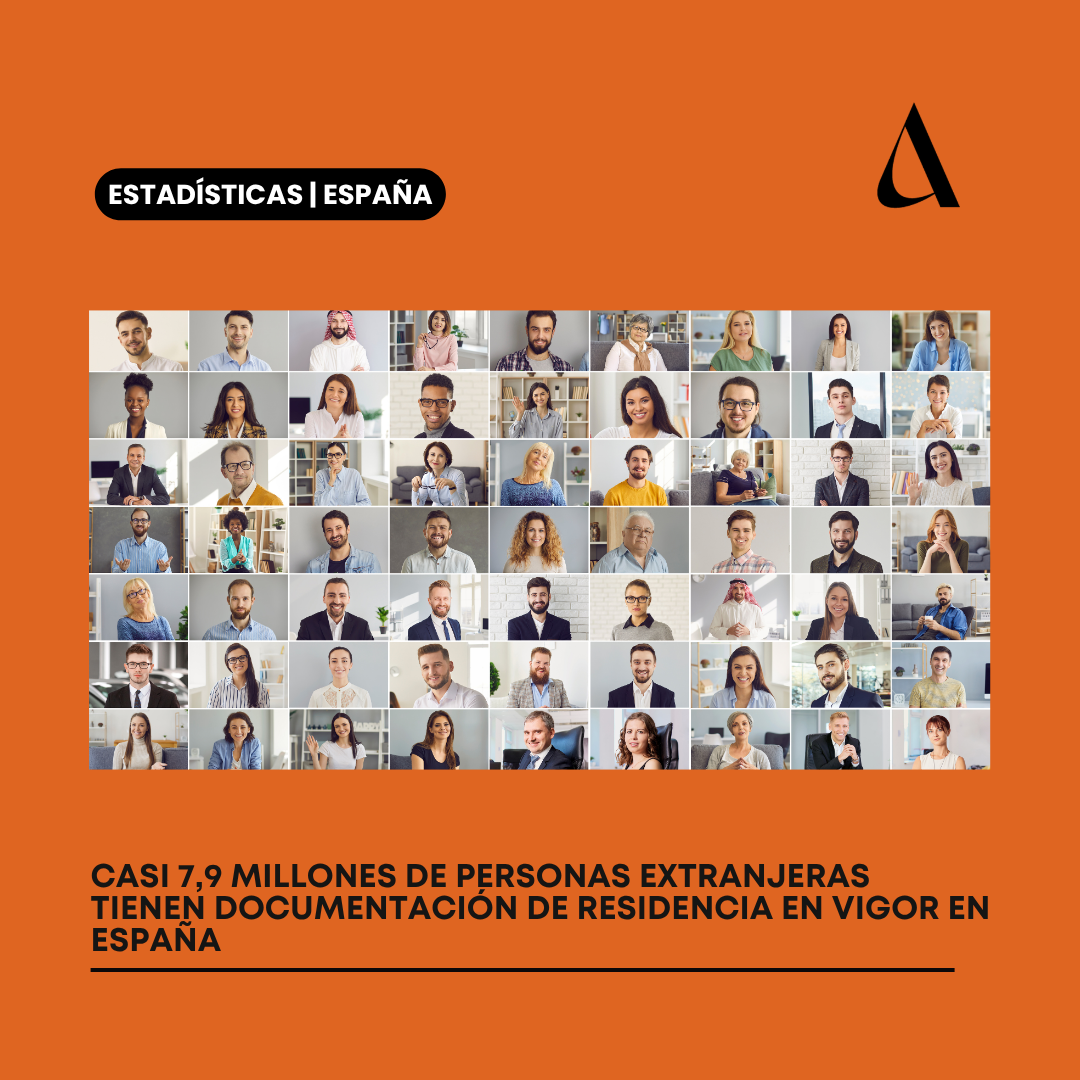 Casi 7,9 millones de personas extranjeras tienen documentación de residencia en vigor en España